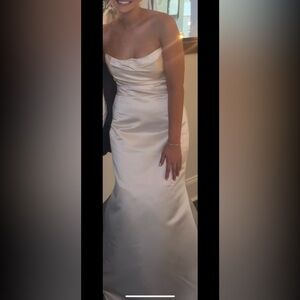 Amsale Strapless Wedding Dress